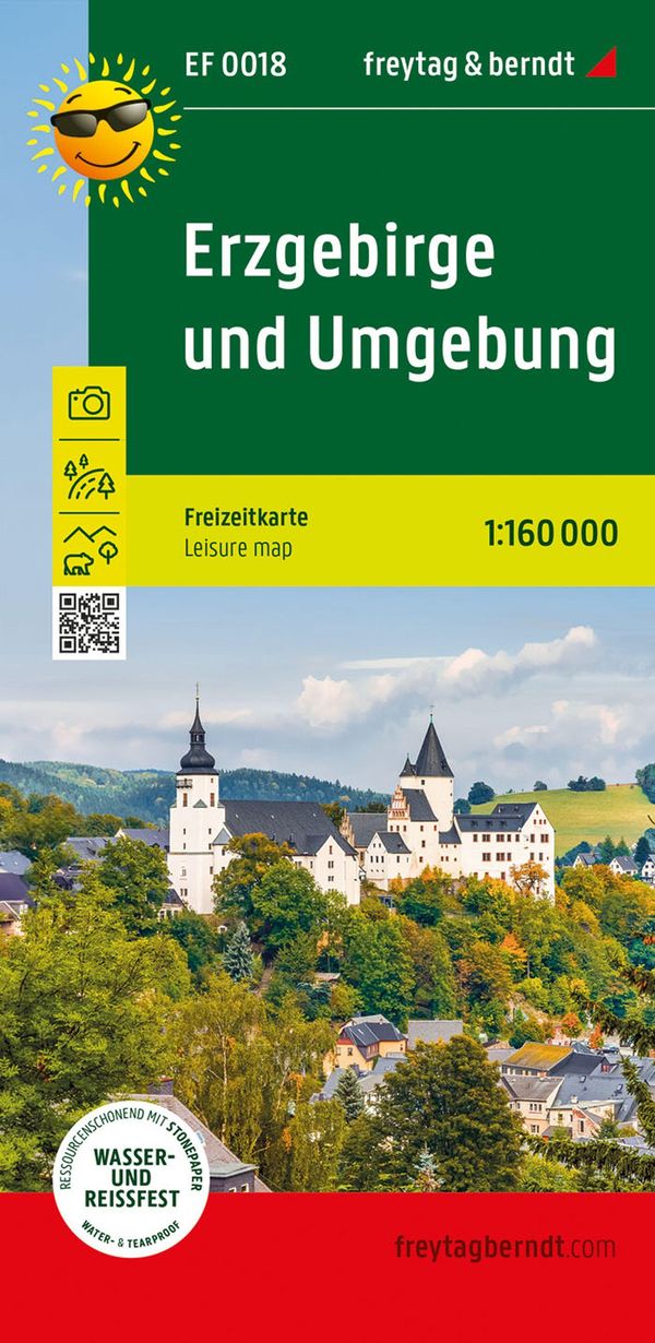 freytag & berndt Freizeitkarte Erzgebirge und Umgebung 1:160.000