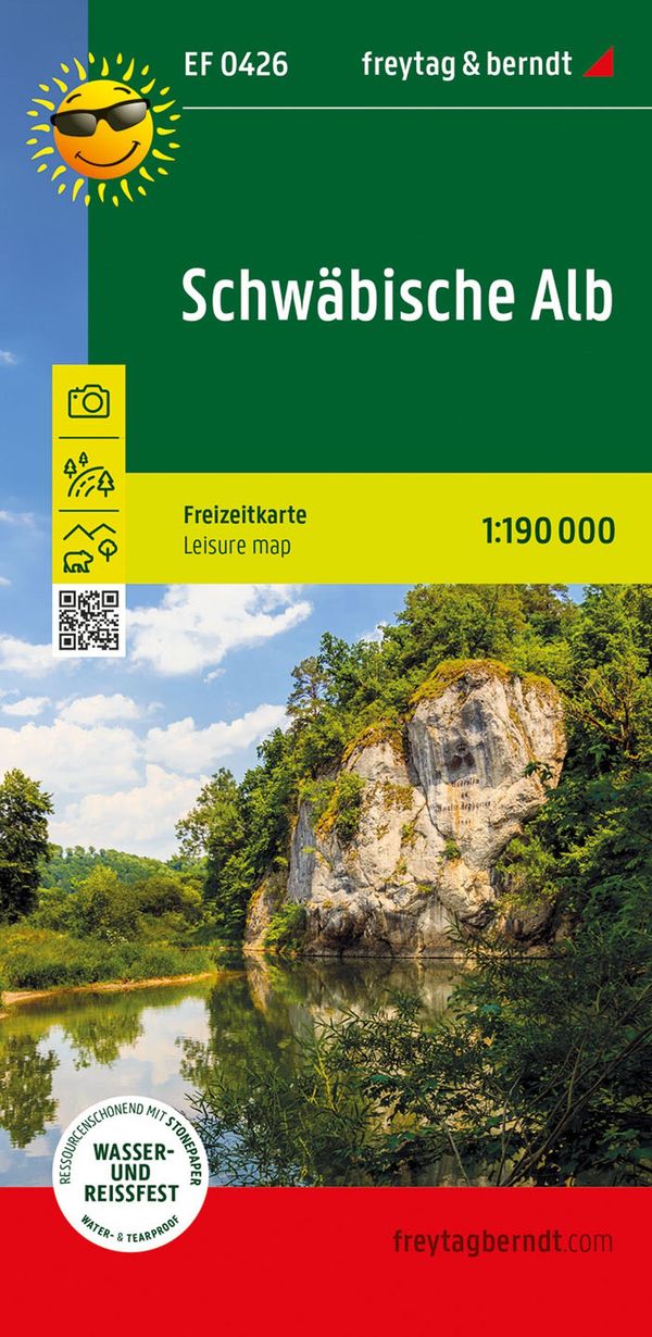 freytag & berndt Freizeitkarte Schwäbische Alb 1:190.000