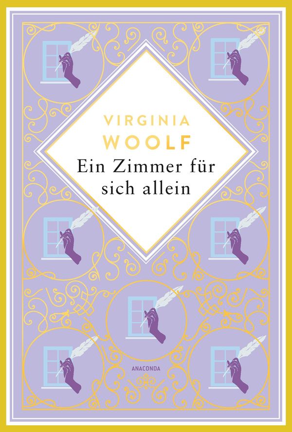 Virginia Woolf, Ein Zimmer für sich allein. Schmuckausgabe mit Gold...