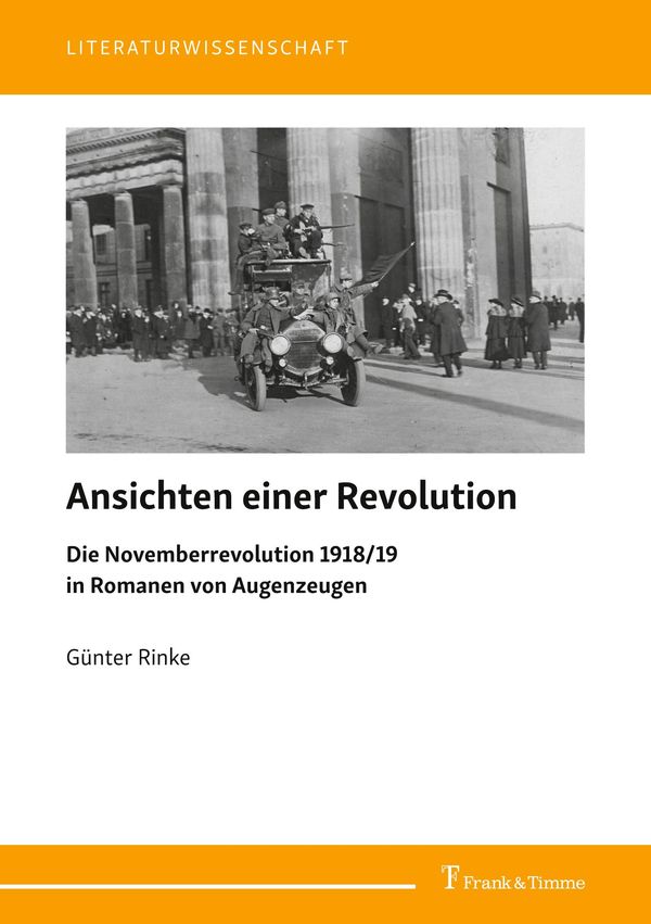 Ansichten einer Revolution - Günter Rinke (Buch)