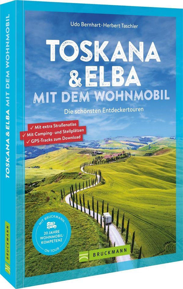 Toskana & Elba mit dem Wohnmobil - Udo Bernhart (Buch)
