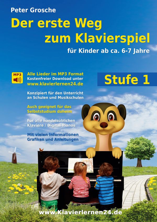 Der erste Weg zum Klavierspiel (Stufe 1) - Peter Grosche (Buch)