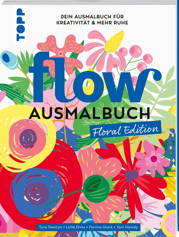 Flow Ausmalbuch. Floral Edition - Yani Hamdy (Buch)