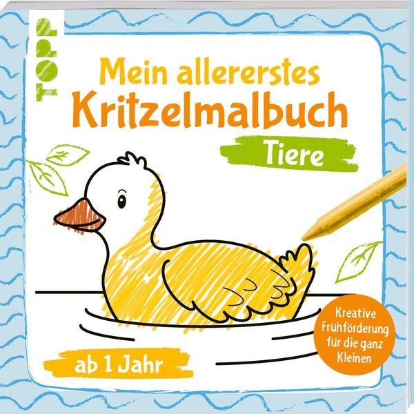 Mein allererstes Kritzelmalbuch Tiere - Josephine Jones (Buch)