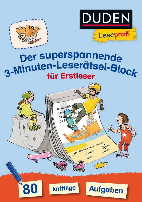 Duden Leseprofi - Der superspannende 3-Minuten-Leserätsel-Block für...