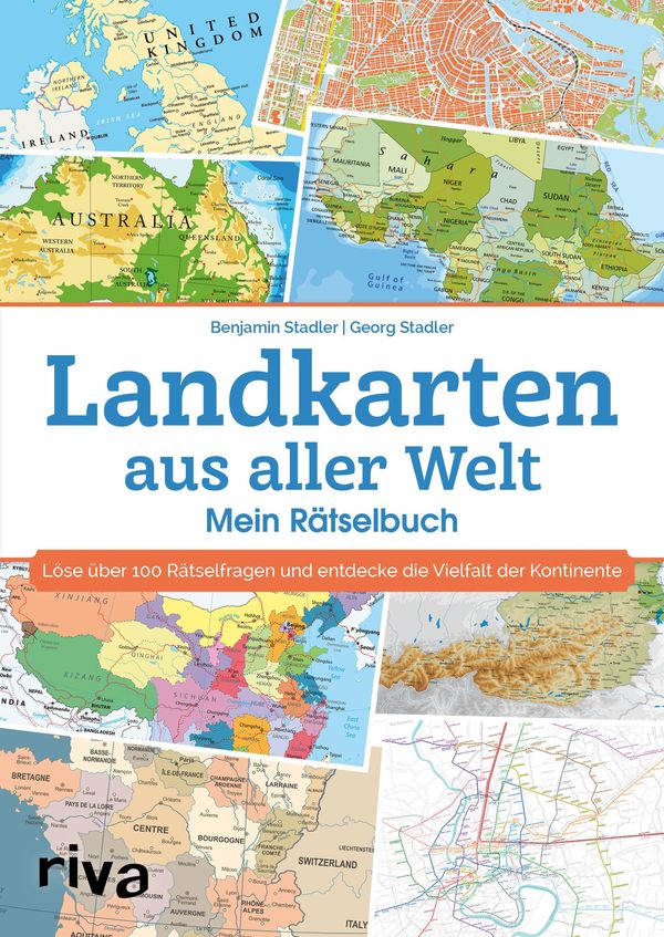 Landkarten aus aller Welt - Mein Rätselbuch - Georg Stadler (Buch)
