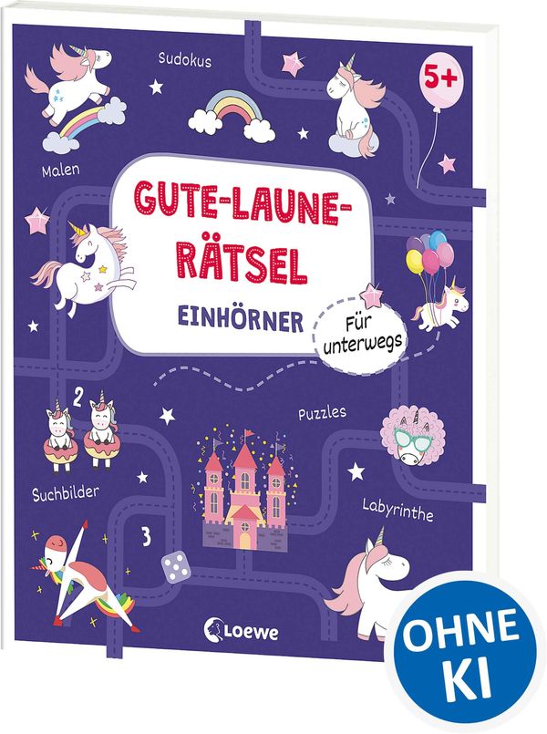Gute-Laune-Rätsel für unterwegs - Einhörner (Buch)