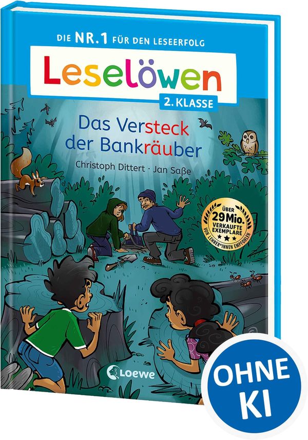 Leselöwen 2. Klasse - Das Versteck der Bankräuber - Christoph Dittert