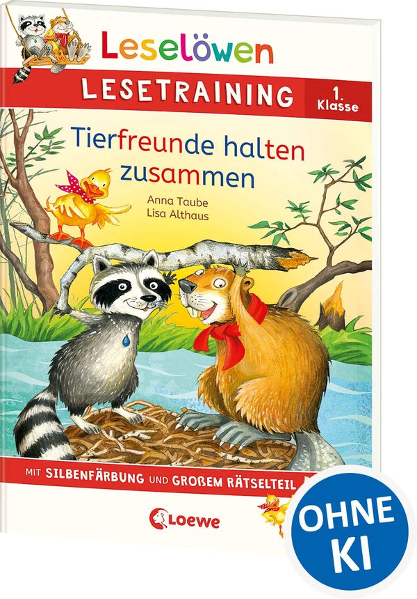 Leselöwen Lesetraining 1. Klasse - Tierfreunde halten zusammen (Buch)