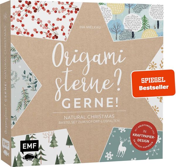 Origamisterne? Gerne! - Natural Christmas - Weihnachtliches Bastels...