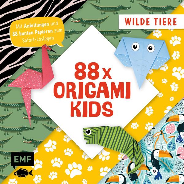 88 x Origami Kids - Wilde Tiere - Thade Precht (Buch)