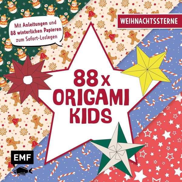 88 x Origami Kids - Weihnachtssterne - Ina Mielkau (Buch)