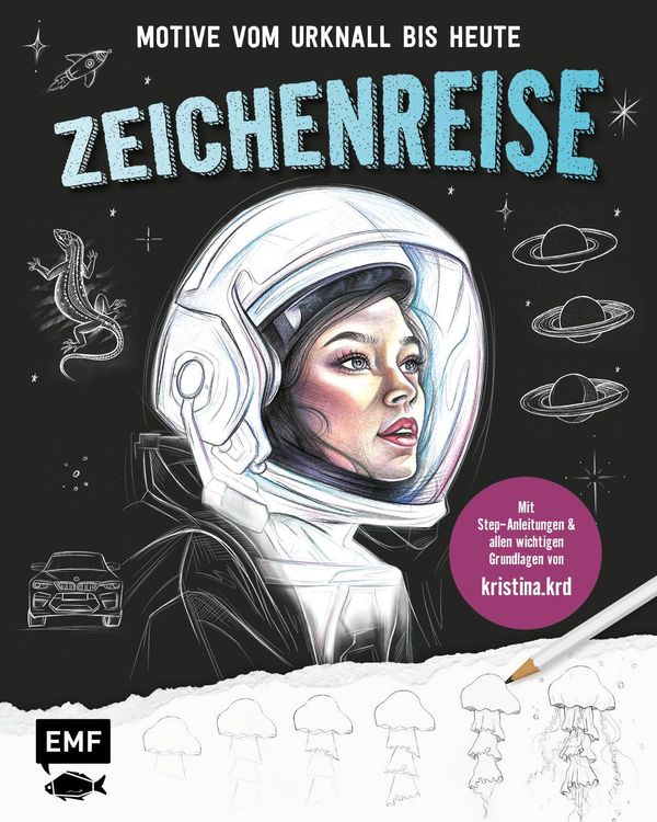 Zeichenreise - Motive vom Urknall bis heute - Kristina Konradi (Buch)