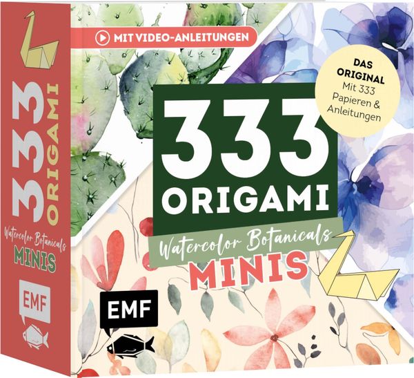 333 Origami Minis - Watercolor Botanicals (Buch)