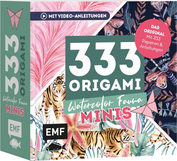 333 Origami Minis - Watercolor Fauna (Buch)