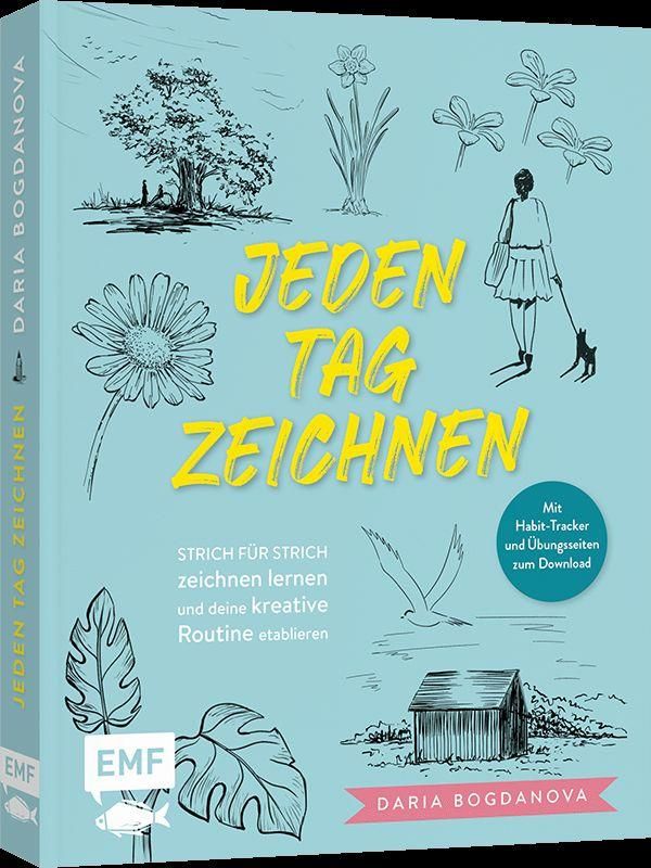 Jeden Tag zeichnen - Daria Bogdanova (Buch)