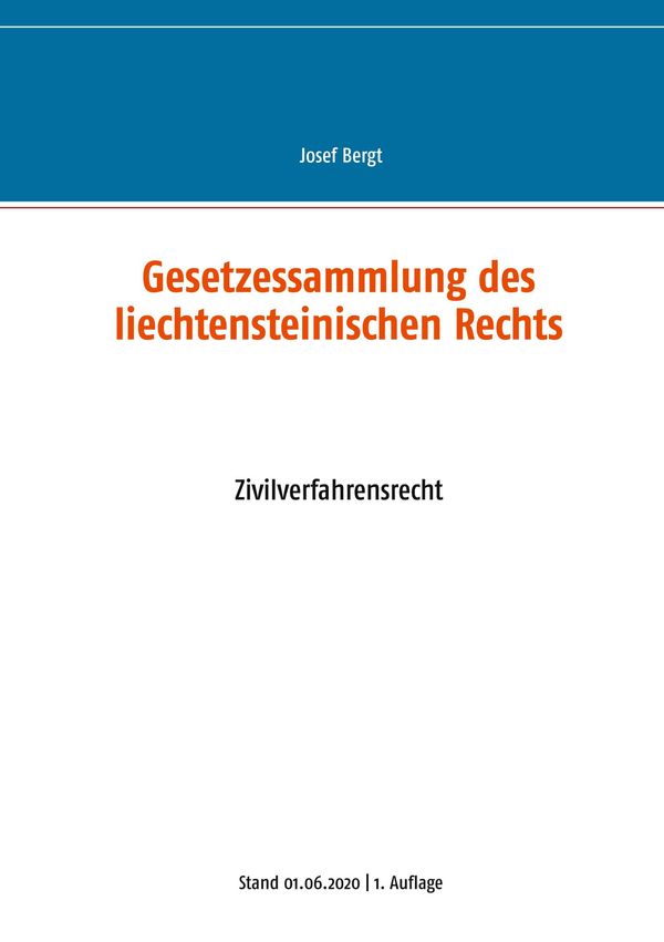Gesetzessammlung des liechtensteinischen Rechts (Buch)