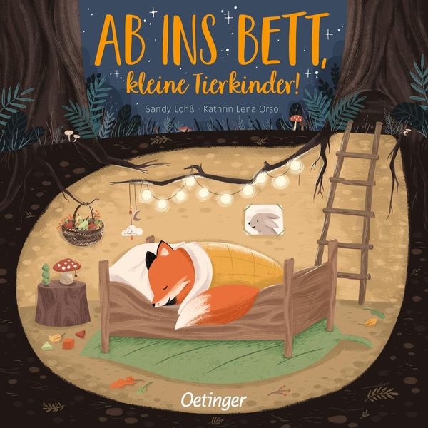 Ab ins Bett, kleine Tierkinder! - Kathrin Lena Orso (Buch)