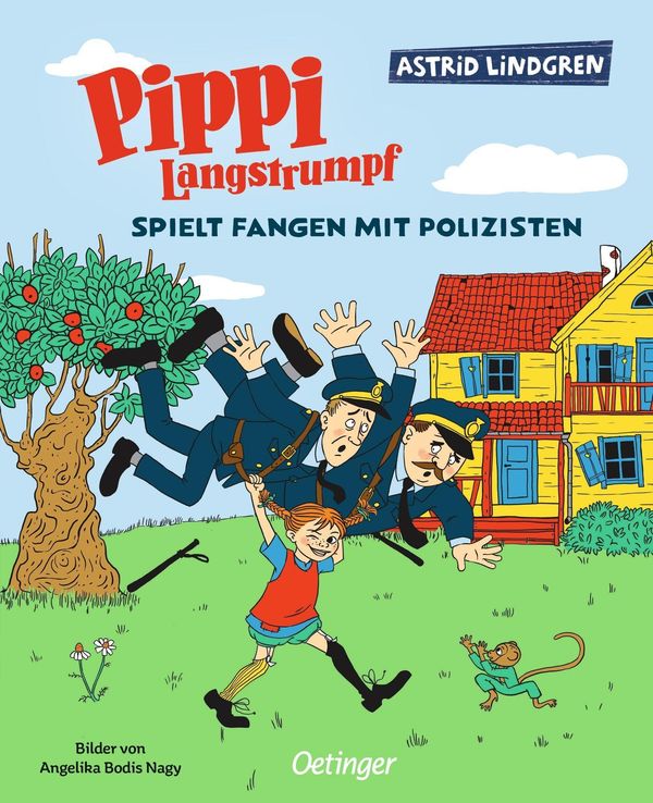 Pippi Langstrumpf spielt Fangen mit Polizisten - Astrid Lindgren