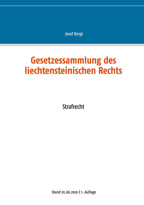 Gesetzessammlung des liechtensteinischen Rechts (Buch)