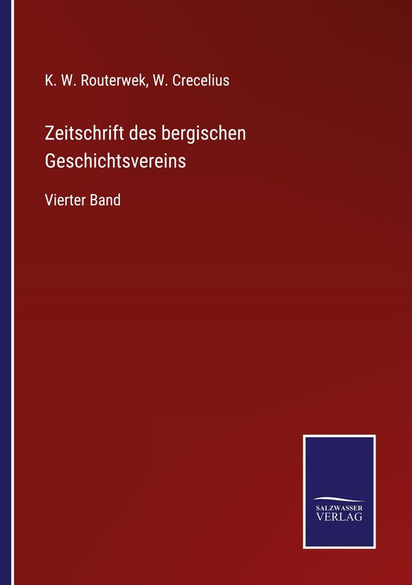 Zeitschrift des bergischen Geschichtsvereins (Buch)