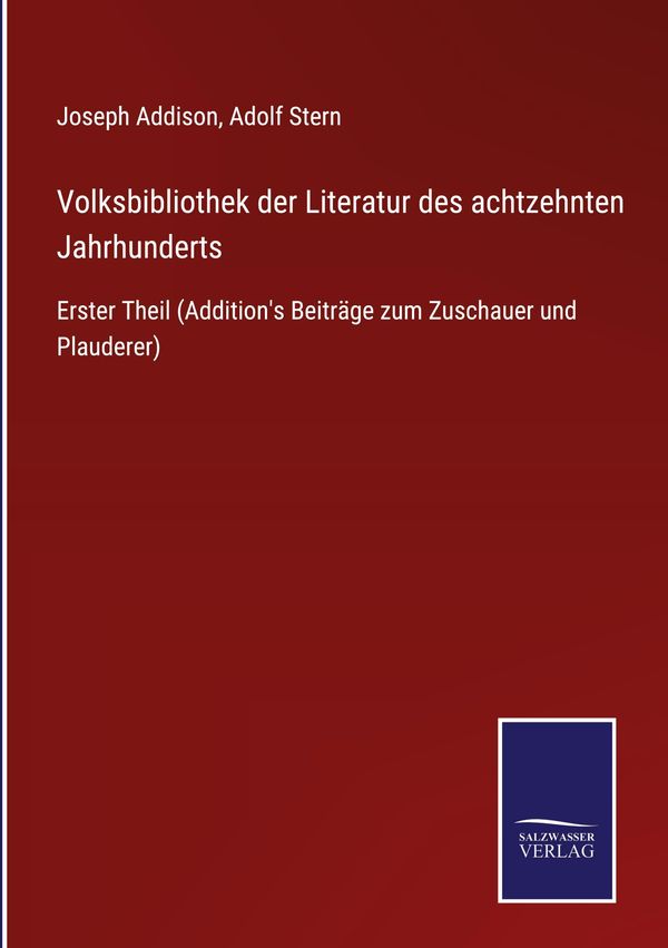 Volksbibliothek der Literatur des achtzehnten Jahrhunderts (Buch)