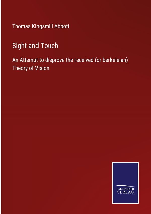 Sight and Touch - Thomas Kingsmill Abbott (Buch)