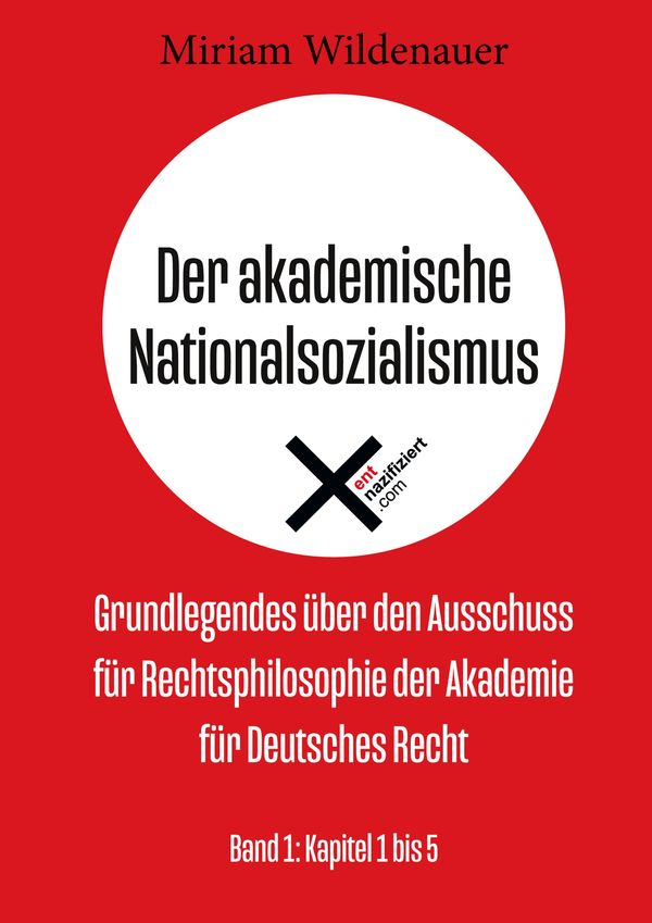 Der akademische Nationalsozialismus - Miriam Wildenauer (Buch)