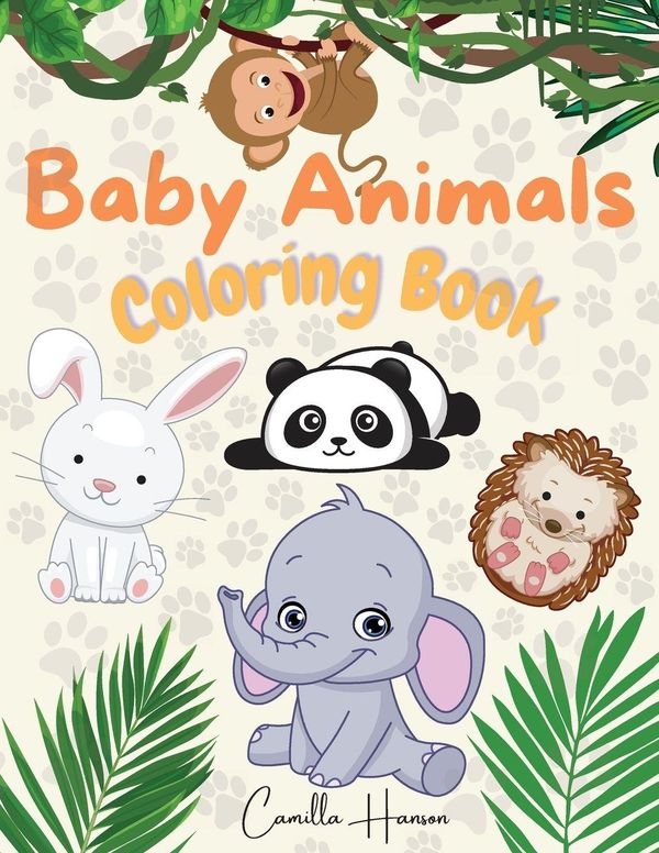 Baby Animals Coloring Book - Camilla Hanson (Buch)