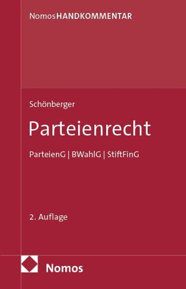 Parteienrecht - Sophie Schönberger (Buch)