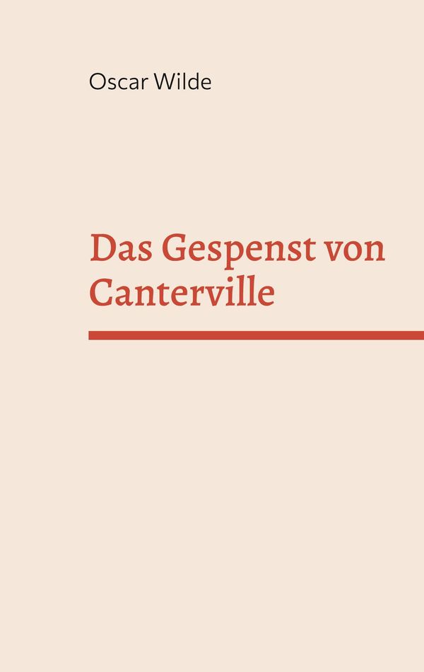 Das Gespenst von Canterville - Oscar Wilde (Buch)