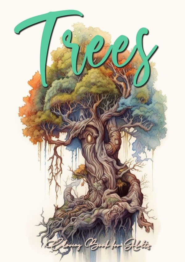 Trees Coloring Book for Adults - Monsoon Publishing (Buch)