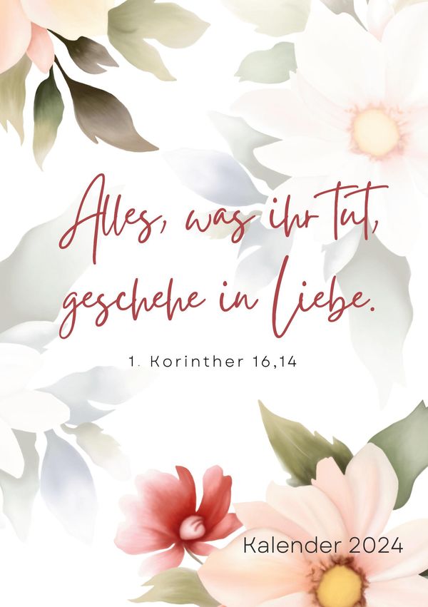 Christlicher Kalender 2024 - Jasmin Düringer (Buch)