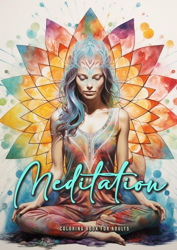 Meditation Coloring Book for Adults - Monsoon Publishing (Buch)