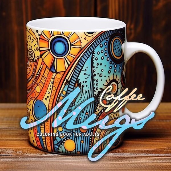 Coffee Mugs Coloring Book for Adults - Monsoon Publishing (Buch)