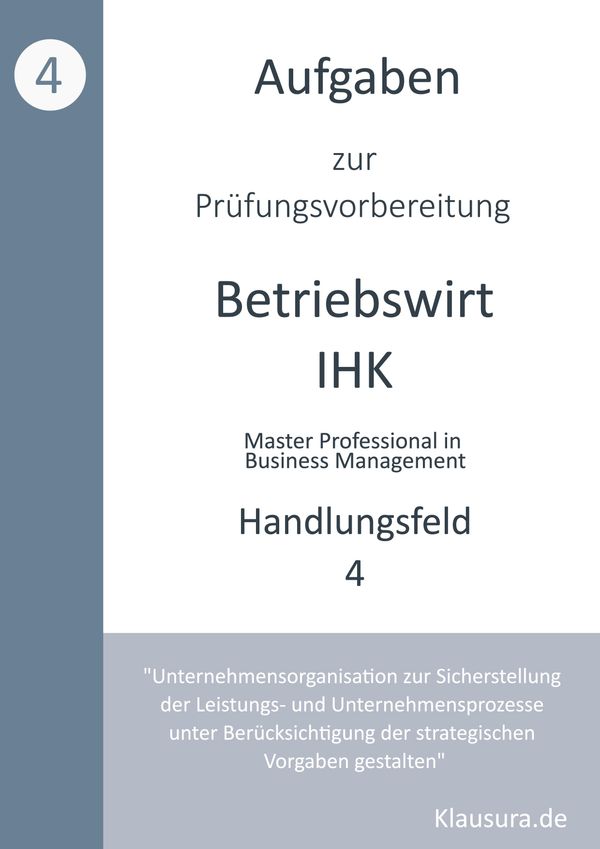 Aufgaben zur Prüfungsvorbereitung geprüfte Betriebswirte IHK (Buch)