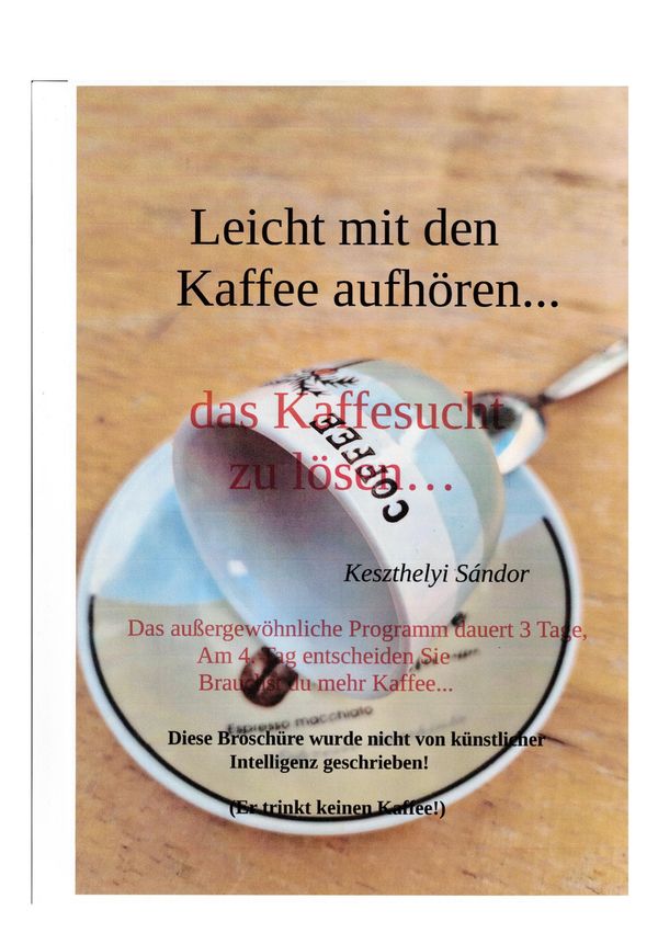 leicht mit den kaffee aufhören - Sandor Keszthelyi (Buch)