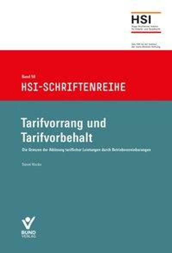 Tarifvorrang und Tarifvorbehalt - Daniel M. Klocke (Buch)