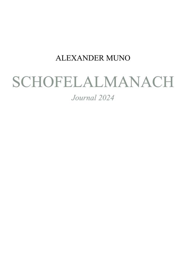 Schofelalmanach - Alexander Muno (Buch)
