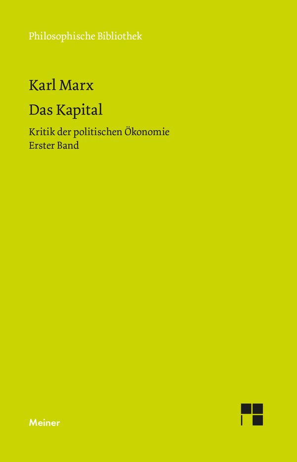 Das Kapital - Karl Marx (Buch)