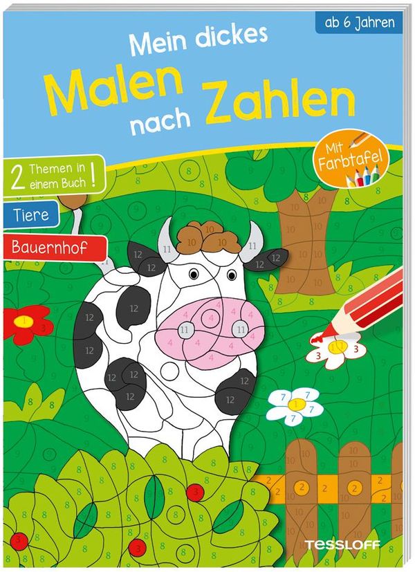 Mein dickes Malen nach Zahlen. Ab 6 Jahren (Buch)