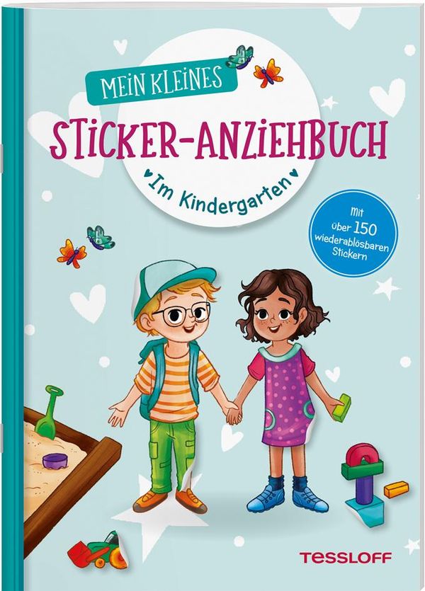 Mein kleines Sticker-Anziehbuch. Im Kindergarten - Julia Reindl (Buch)