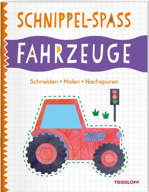 Schnippel-Spaß. Fahrzeuge. Schneiden - Malen - Nachspuren (Buch)