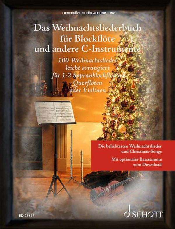 Das Weihnachtsliederbuch für Blockflöte und andere C-Instru... (Buch)