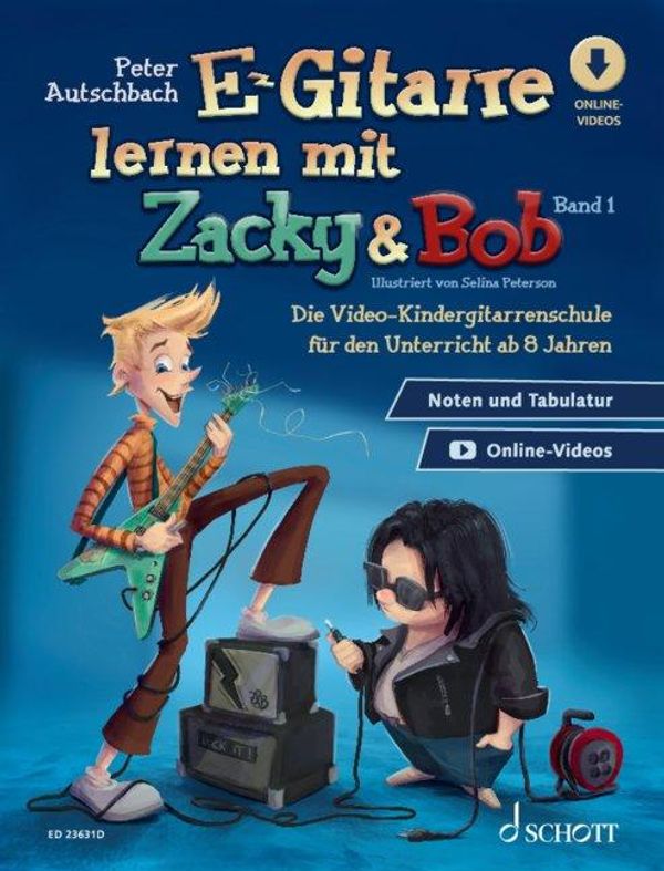 E-Gitarre lernen mit Zacky & Bob - Band 1 (Buch)