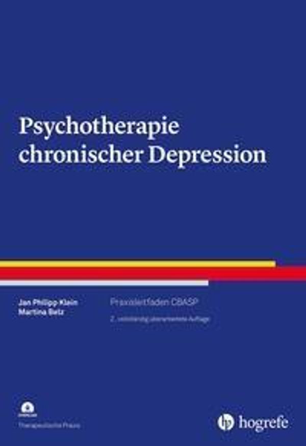 Psychotherapie chronischer Depression - Jan Philipp Klein (Buch)