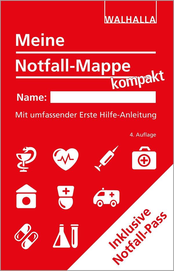 Meine Notfall-Mappe kompakt - Walhalla Fachredaktion (Buch)
