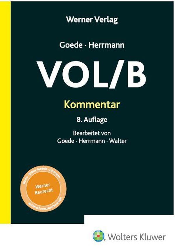 Kommentar zur VOL/B - Matthias Goede (Buch)