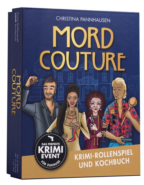 Mord Couture. Krimi-Rollenspiel und Kochbuch. Das perfekte Krimi-Ev...