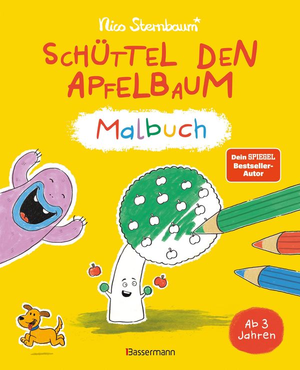 Schüttel den Apfelbaum - Malbuch - Nico Sternbaum (Buch)